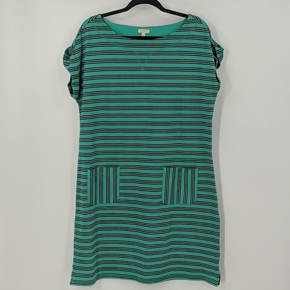 TALBOTS Outlet Striped Cotton Dress